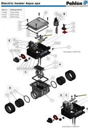 Pahlén Elvärmare Aqua Spa Reservdelar